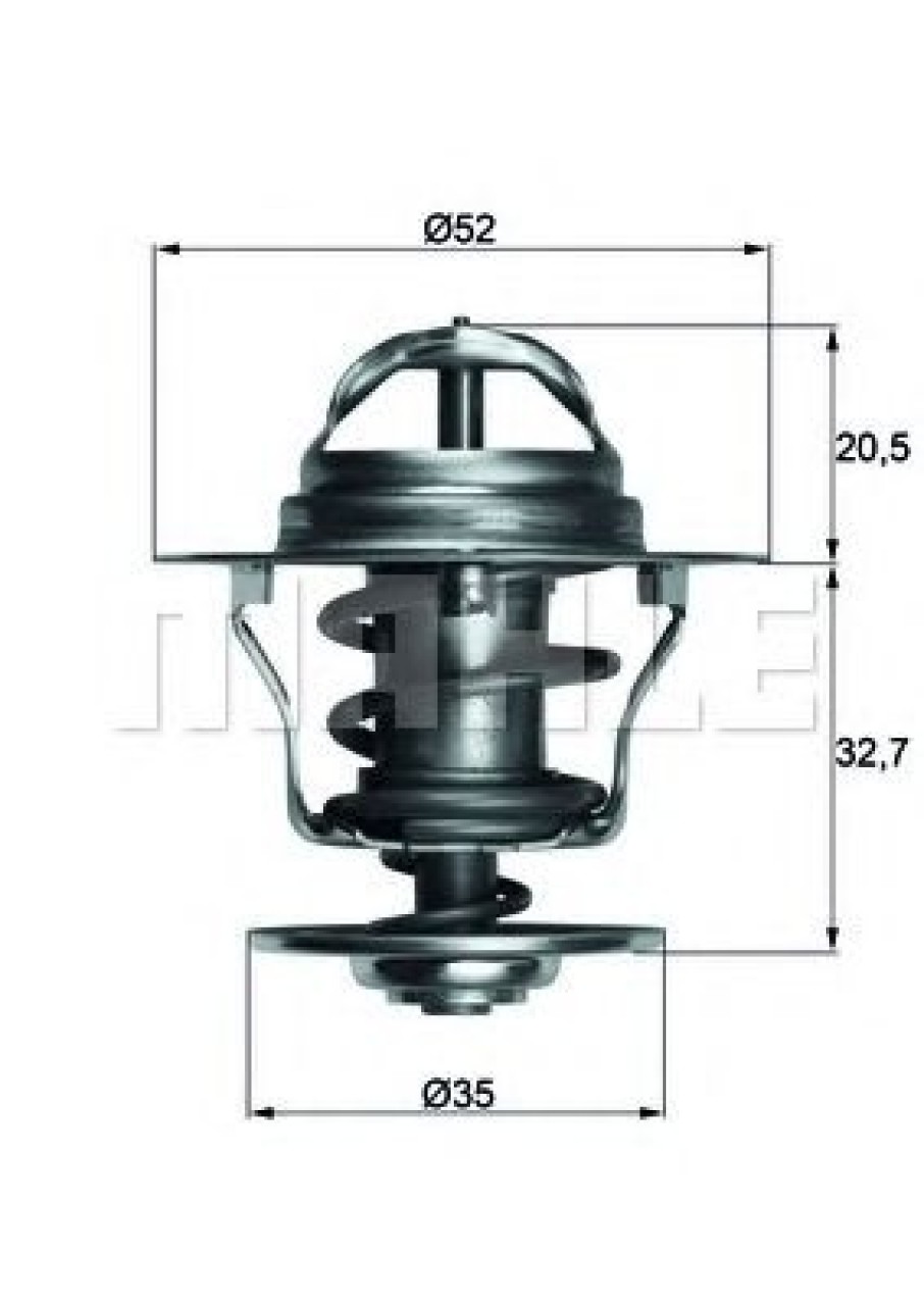 Termostat,lichid racire FORD TRANSIT platou / sasiu (E) (1994 - 2000) MAHLE ORIGINAL TX 12 88D piesa NOUA