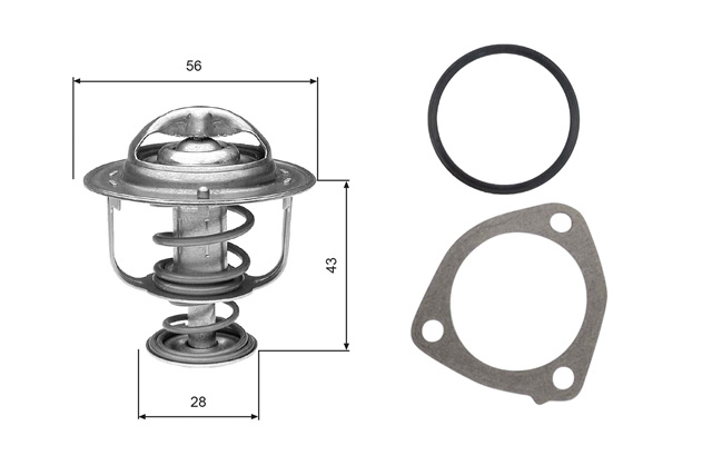 Termostat,lichid Racire Gates Mitsubishi TH31276G1