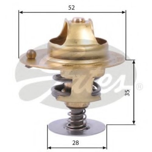 Termostat,lichid racire HONDA ACCORD VI Hatchback (CH) (1999 - 2002) GATES TH14178G1 piesa NOUA