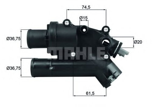 Termostat,lichid racire LAND ROVER DISCOVERY SPORT (LC) (2014 - 2016) MAHLE ORIGINAL TH 46 83 piesa ...