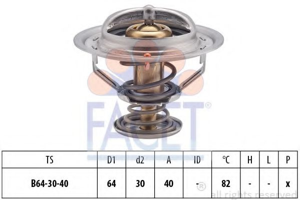 Termostat,lichid racire LEXUS LS (UCF30) (2000 - 2006) FACET 7.8370S piesa NOUA