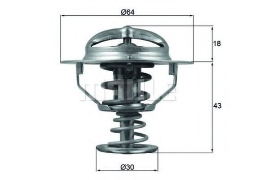 Termostat,lichid racire LEXUS LS (UCF30) (2000 - 2006) MAHLE ORIGINAL TX 114 82D piesa NOUA