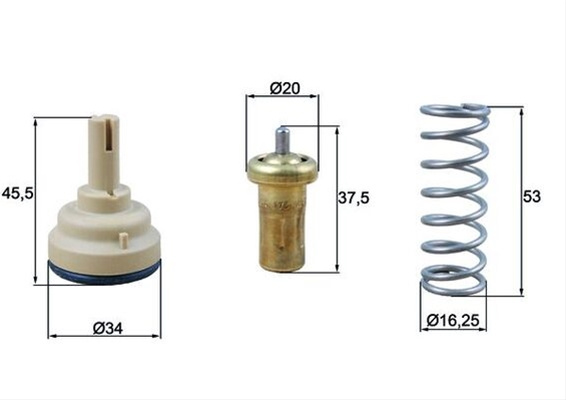 Termostat,lichid Racire Mahle Original Audi TX 181 95D