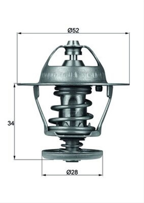 Termostat,lichid Racire Mahle Original Ford TX 68 88D