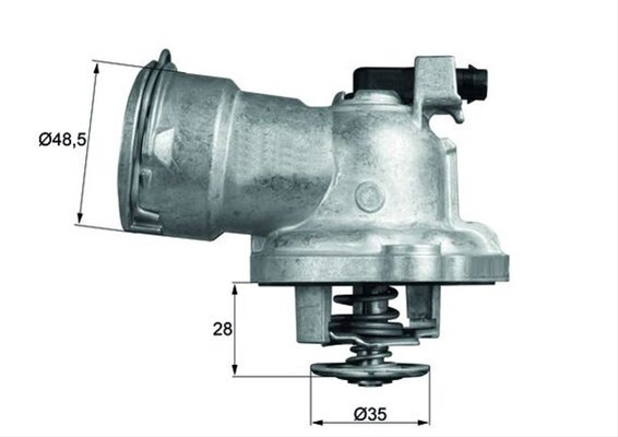 Termostat,lichid Racire Mahle Original Mercedes-Benz TM 28 87