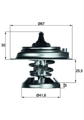 Termostat,lichid Racire Mahle Original Mercedes-Benz TX 29 85D