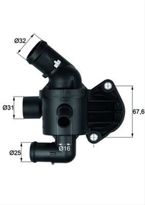 Termostat,lichid Racire Mahle Original Vag TI 15 92
