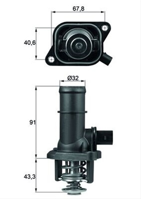 Termostat,lichid Racire Mahle Original Vag TI 16 105