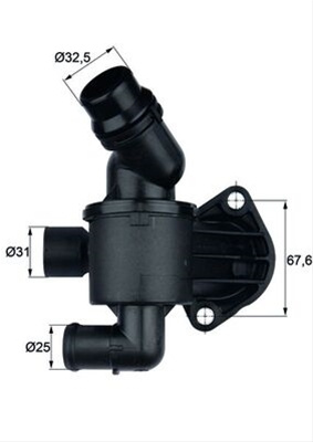 Termostat,lichid Racire Mahle Original Vag TI 34 87