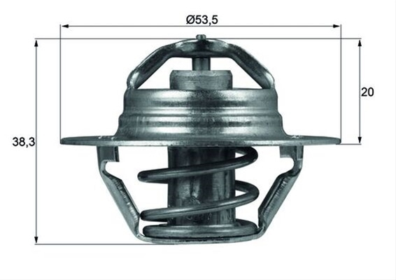 Termostat,lichid Racire Mahle Original Volvo TX 88 88D