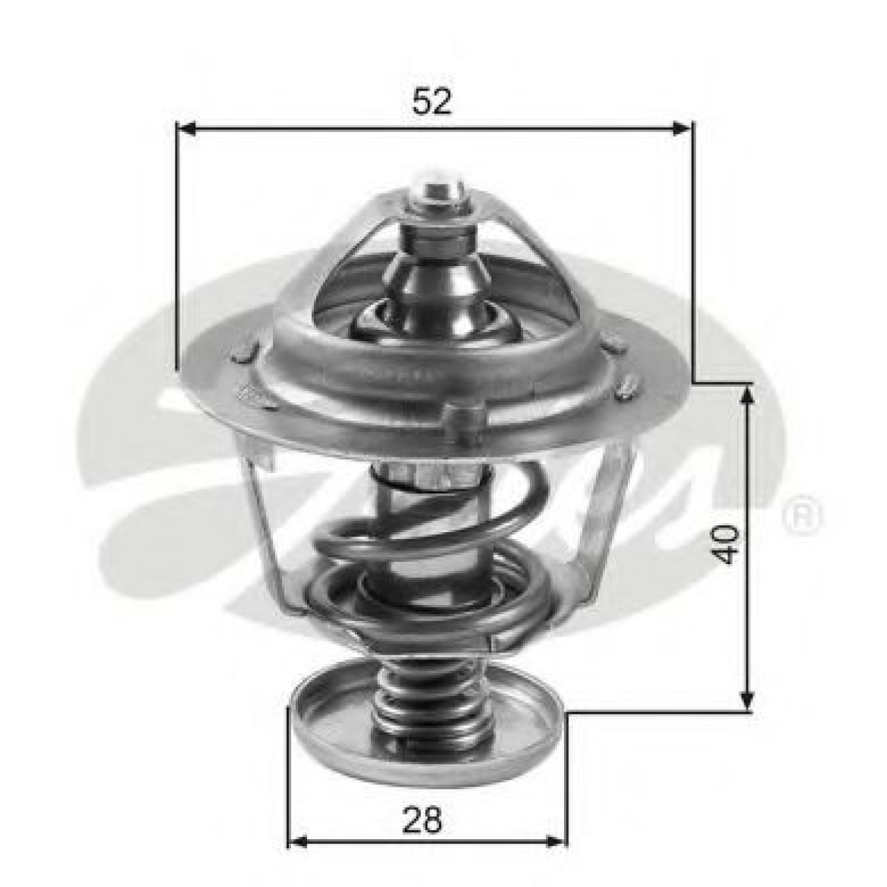 Termostat,lichid racire MAZDA 3 (BL) (2008 - 2016) GATES TH24782G1 piesa NOUA