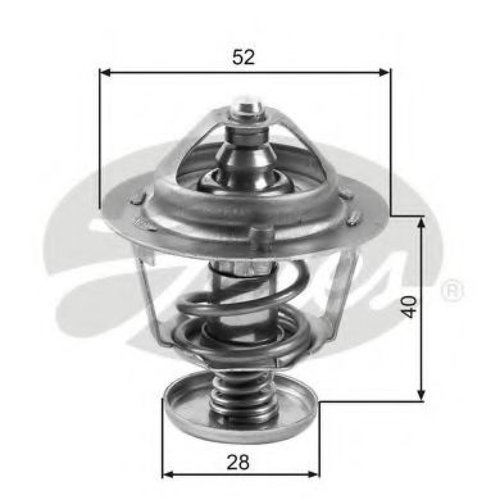 Termostat,lichid racire MAZDA 6 (GH) (2007 - 2016) GATES TH24782G1 piesa NOUA