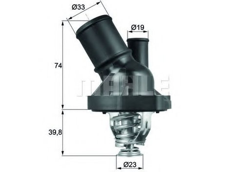 Termostat,lichid racire MAZDA 6 Station Wagon (GY) (2002 - 2007) MAHLE ORIGINAL TI 200 82 piesa NOUA