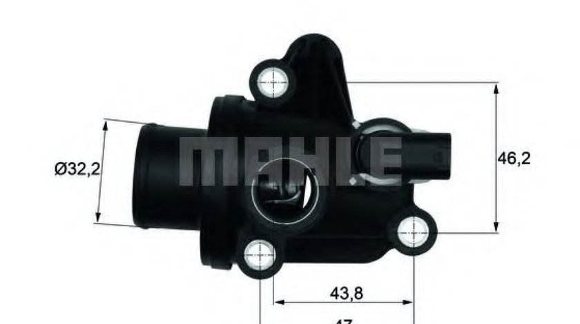 Termostat,lichid racire MERCEDES A-CLASS (W168) (1997 - 2004) MAHLE ORIGINAL TI 12 87 piesa NOUA