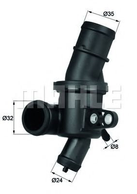 Termostat,lichid racire MERCEDES B-CLASS (W245) (2005 - 2011) MAHLE ORIGINAL TH 4 80 piesa NOUA