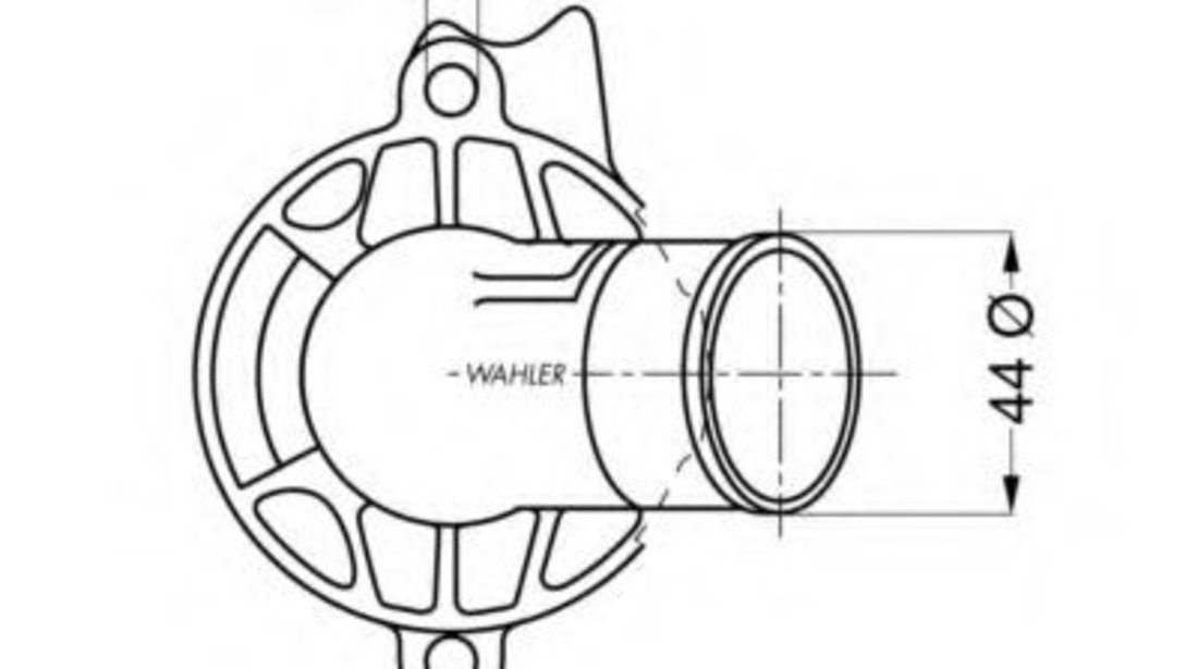 Termostat,lichid racire MERCEDES CLK (C208) (1997 - 2002) WAHLER 4281.87D piesa NOUA