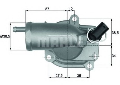 Termostat,lichid racire MERCEDES E-CLASS Combi (S210) (1996 - 2003) MAHLE ORIGINAL TH 10 87 piesa NO...