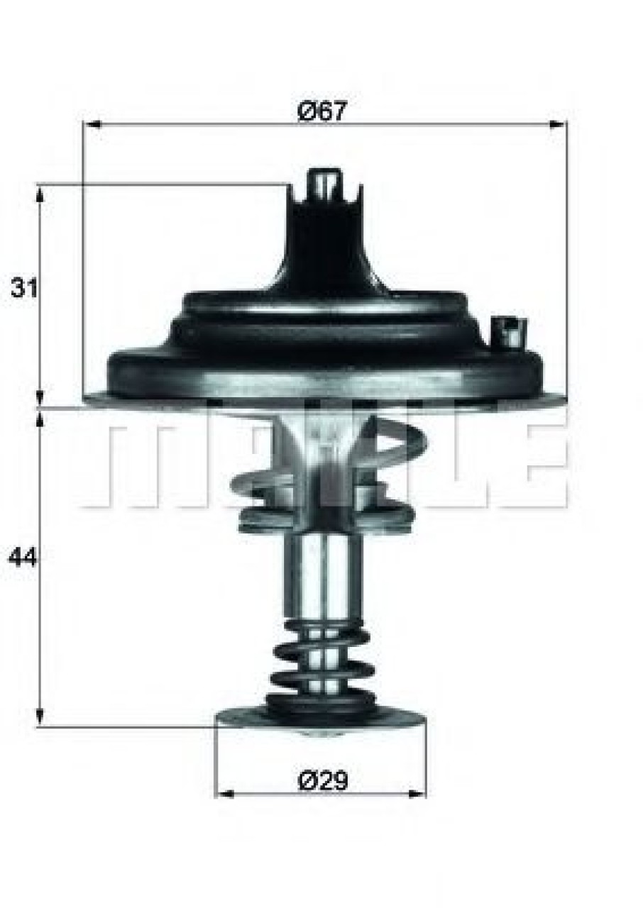 Termostat,lichid racire MERCEDES E-CLASS (W124) (1993 - 1995) MAHLE ORIGINAL TX 26 80D1 piesa NOUA