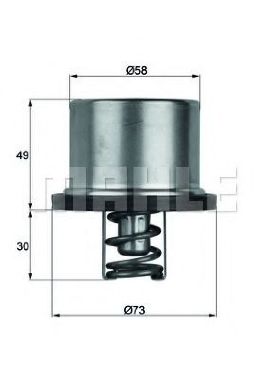 Termostat,lichid racire MERCEDES E-CLASS (W210) (1995 - 2003) MAHLE ORIGINAL THD 1 86 piesa NOUA