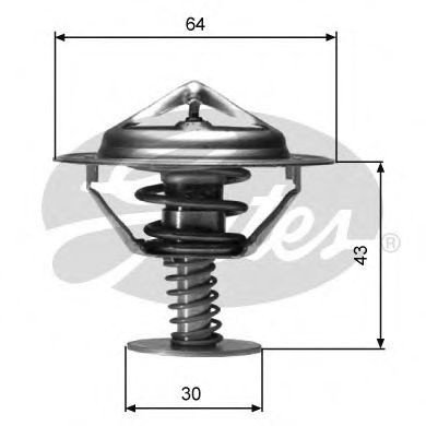 Termostat,lichid racire NISSAN NAVARA (D40) (2004 - 2016) GATES TH05982G1 piesa NOUA