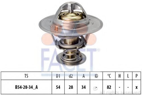 Termostat,lichid racire NISSAN PRIMERA Hatchback (P11) (1996 - 2002) FACET 7.8218S piesa NOUA