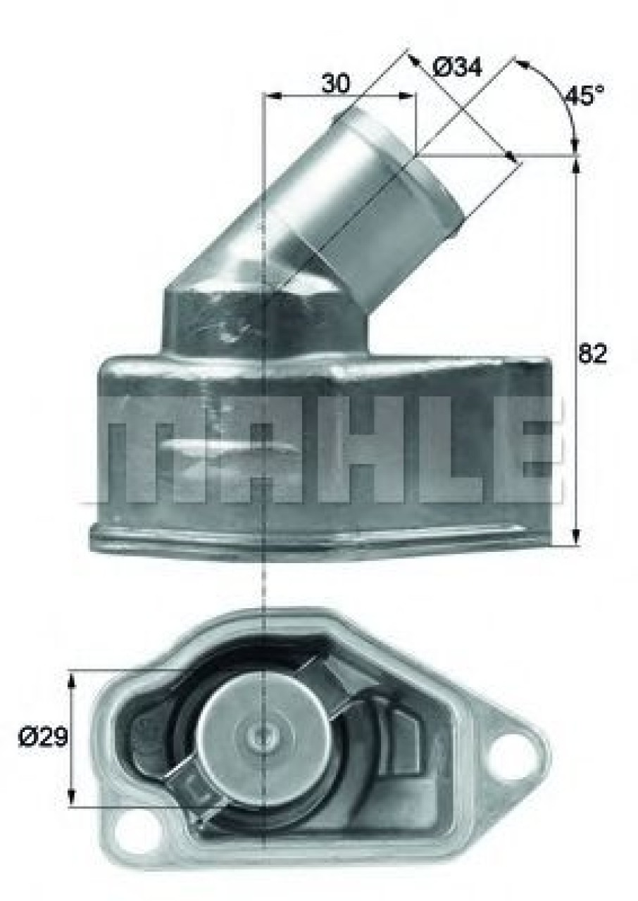 Termostat,lichid racire OPEL ANTARA (2006 - 2016) MAHLE ORIGINAL TI 9 87 piesa NOUA