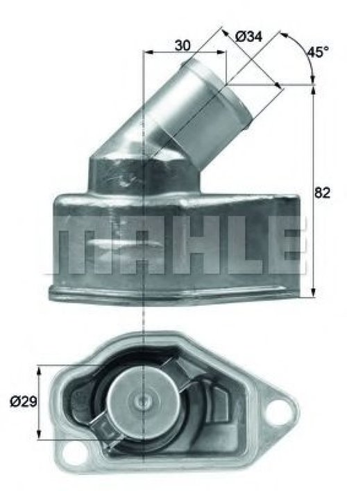 Termostat,lichid racire OPEL ASTRA F Combi (51, 52) (1991 - 1998) MAHLE ORIGINAL TI 9 92 piesa NOUA