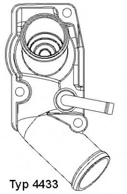 Termostat,lichid racire OPEL ASTRA G Cabriolet (F67) (2001 - 2005) WAHLER 4433.92D piesa NOUA