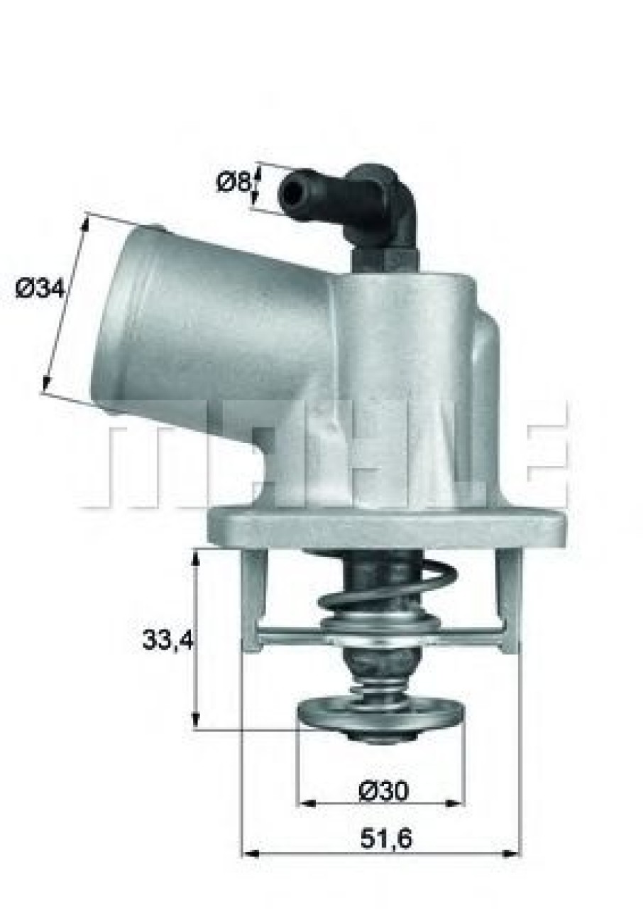 Termostat,lichid racire OPEL ASTRA G Combi (F35) (1998 - 2009) MAHLE ORIGINAL TI 55 92D piesa NOUA
