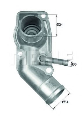 Termostat,lichid racire OPEL ASTRA G Hatchback (F48, F08) (1998 - 2009) MAHLE ORIGINAL TI 213 92D pi...