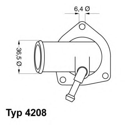 Termostat,lichid racire OPEL ASTRA G Hatchback (F48, F08) (1998 - 2009) WAHLER 4208.92D piesa NOUA
