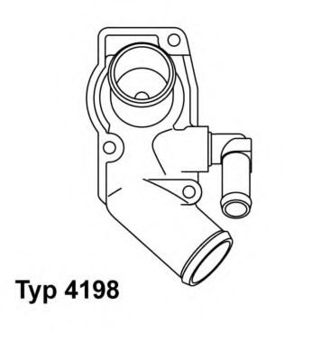 Termostat,lichid racire OPEL ASTRA G Limuzina (F69) (1998 - 2009) WAHLER 4198.92D piesa NOUA