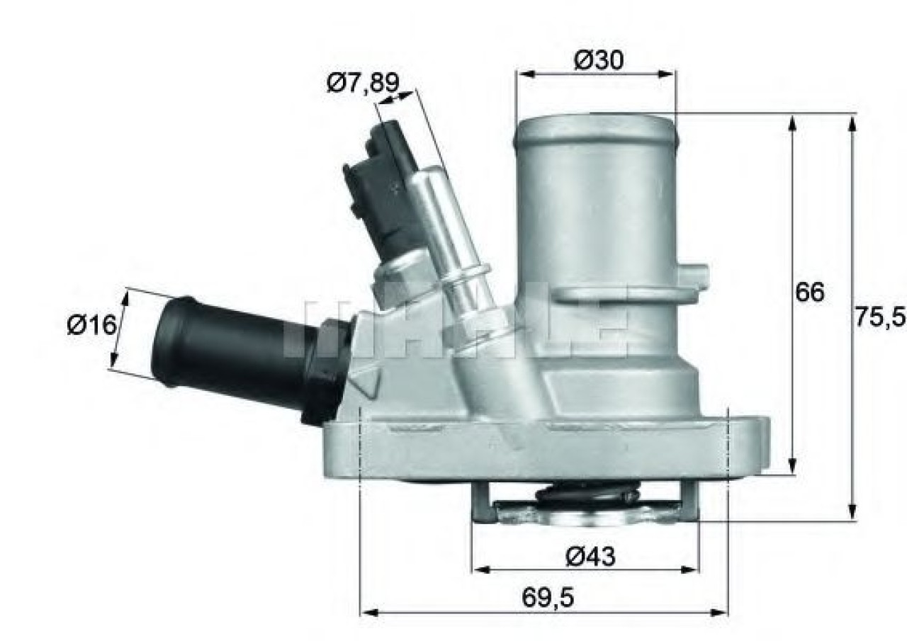 Termostat,lichid racire OPEL COMBO Combi (X12) (2012 - 2016) MAHLE ORIGINAL TI 144 88 piesa NOUA