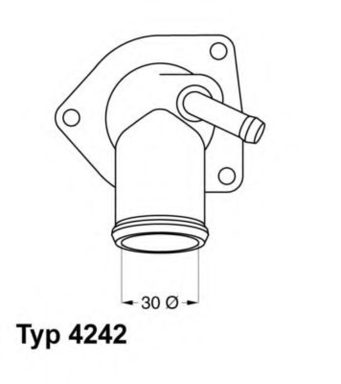 Termostat,lichid racire OPEL COMBO Tour (2001 - 2016) WAHLER 4242.92D piesa NOUA