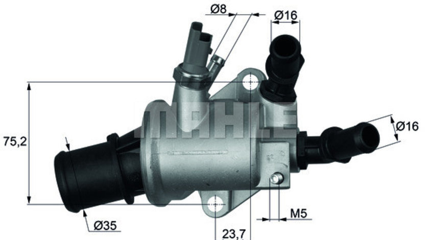 Termostat,lichid racire OPEL SIGNUM Hatchback (Z03) MAHLE TI 143 88