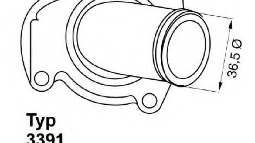 Termostat,lichid racire OPEL TIGRA TwinTop (2004 - 2016) WAHLER 4459.92D piesa NOUA