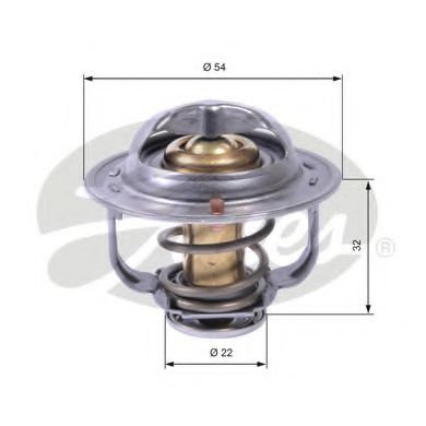 Termostat,lichid racire OPEL ZAFIRA B (A05) (2005 - 2016) GATES TH42589G1 piesa NOUA