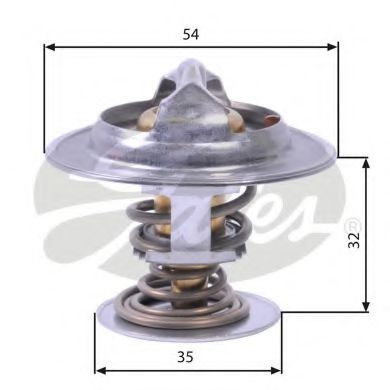 Termostat,lichid racire RENAULT LAGUNA I (B56, 556) (1993 - 2001) GATES TH26590G1 piesa NOUA