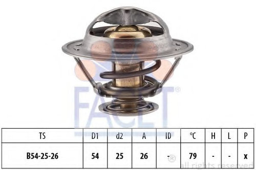 Termostat,lichid racire RENAULT MASTER I platou / sasiu (P) (1980 - 1998) FACET 7.8299S piesa NOUA