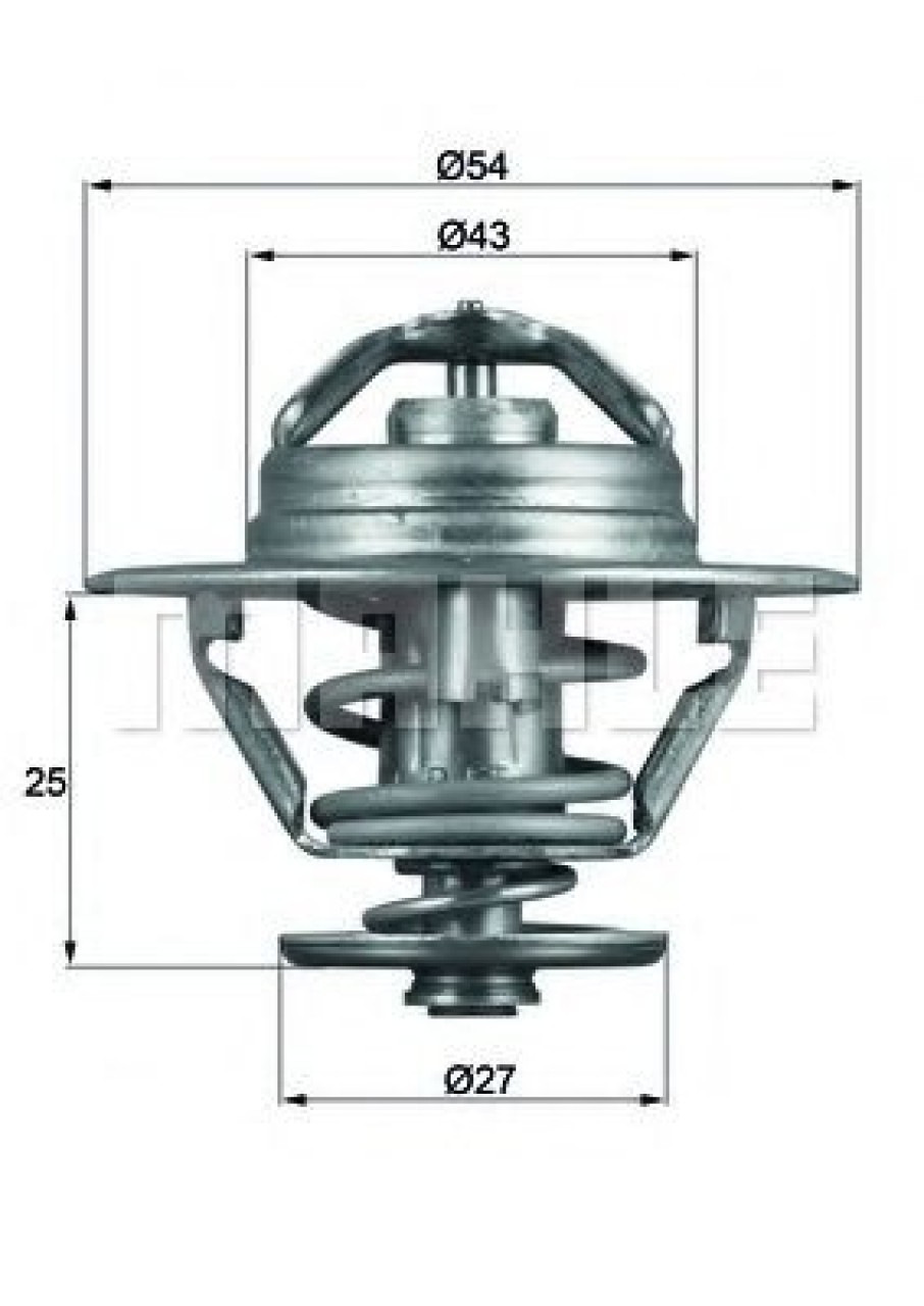 Termostat,lichid racire RENAULT MASTER II caroserie (FD) (1998 - 2010) MAHLE ORIGINAL TX 93 79D piesa NOUA
