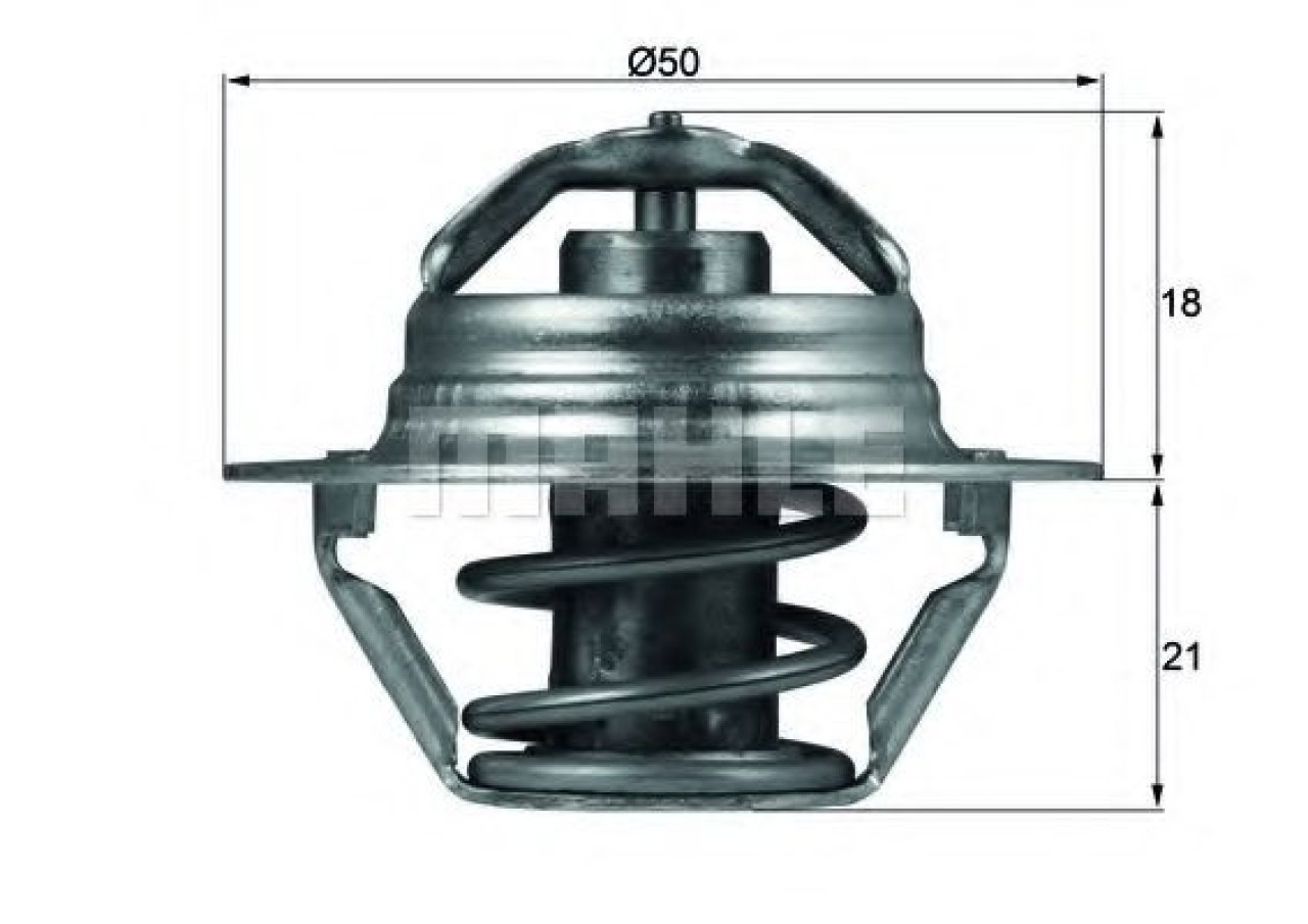 Termostat,lichid racire RENAULT MEGANE II (BM0/1, CM0/1) (2002 - 2011) MAHLE ORIGINAL TX 100 89D piesa NOUA