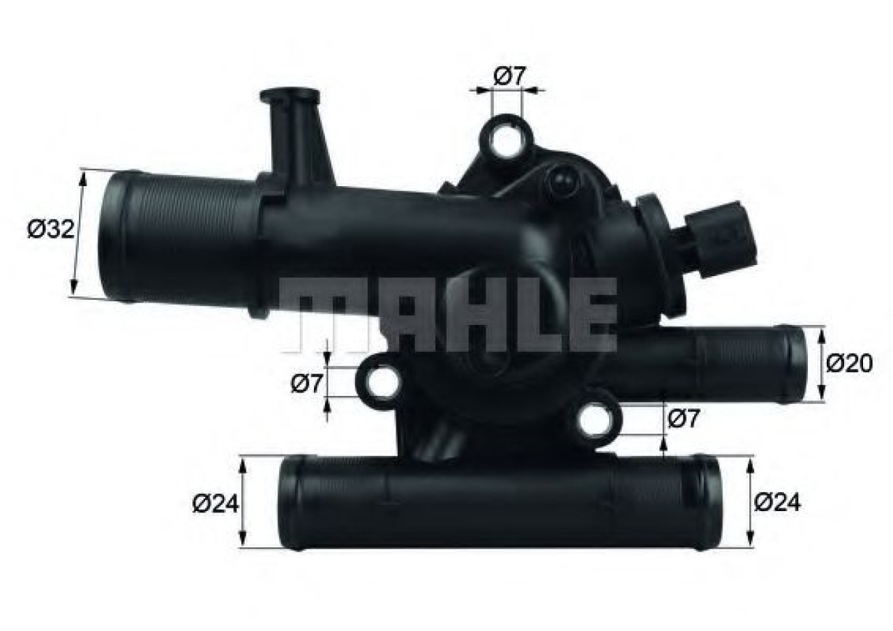Termostat,lichid racire RENAULT SCENIC II (JM0/1) (2003 - 2009) MAHLE ORIGINAL TI 214 89 piesa NOUA