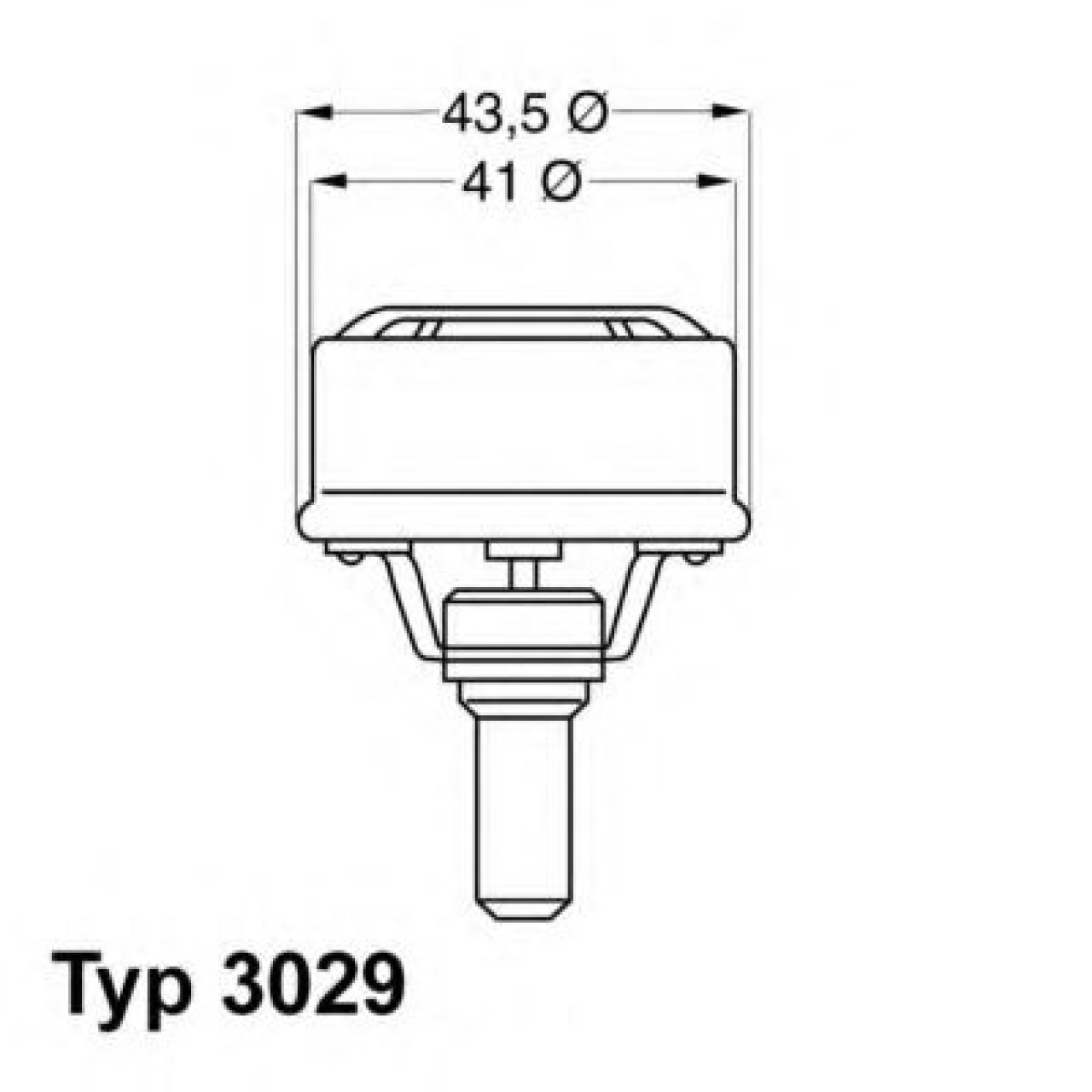 Termostat,lichid racire RENAULT TRAFIC I caroserie (TXX) (1989 - 2001) WAHLER 3029.86 piesa NOUA