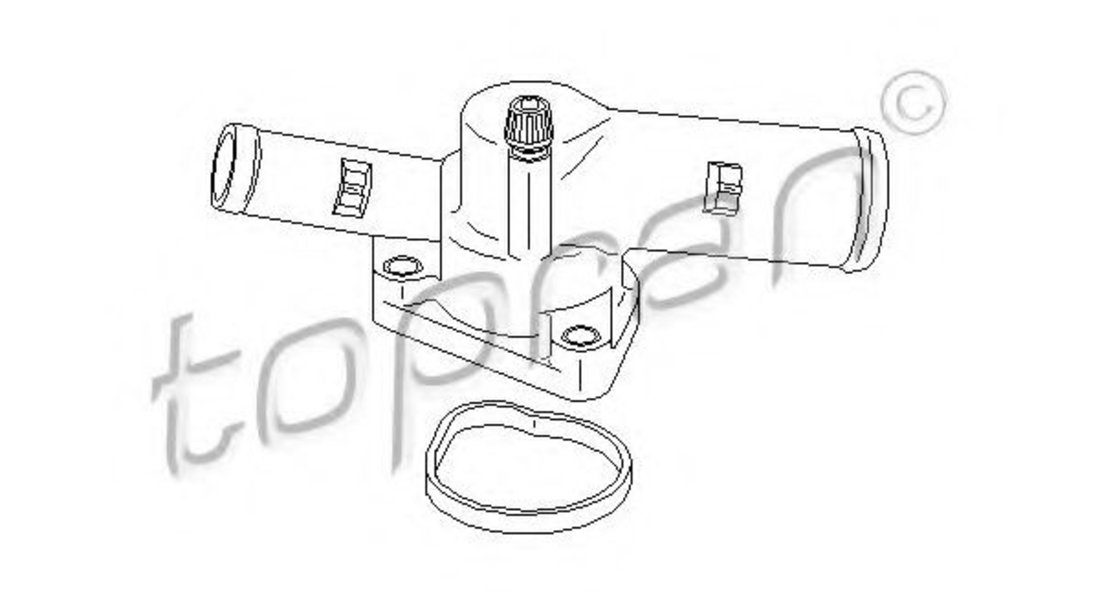 Termostat,lichid racire RENAULT TWINGO II (CN0) (2007 - 2014) TOPRAN 700 571 piesa NOUA