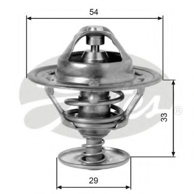 Termostat,lichid racire ROVER 75 (RJ) (1999 - 2005) GATES TH12988G1 piesa NOUA