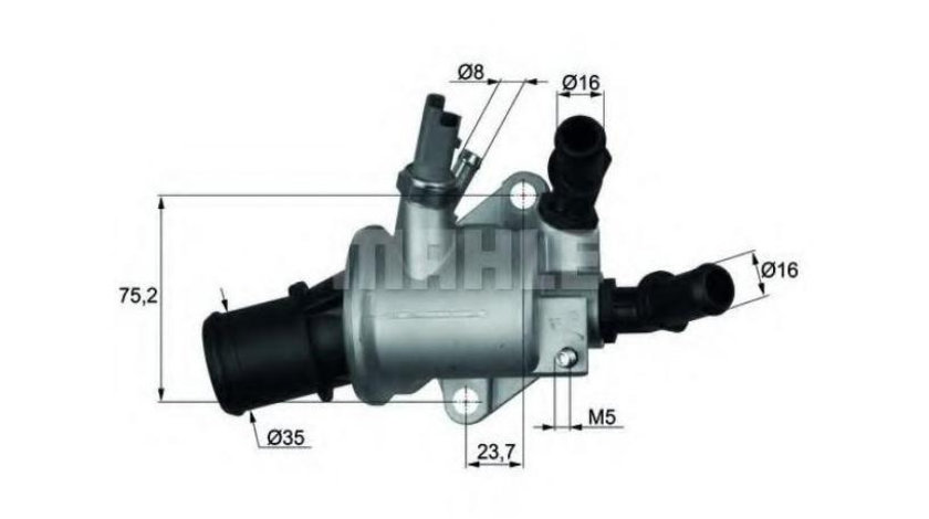 Termostat,lichid racire Saab 9-3 Cabriolet (YS3F) 2003-2016 #2 1338039