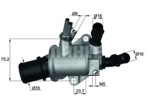 Termostat,lichid racire SAAB 9-5 Combi (YS3E) (1998 - 2009) MAHLE ORIGINAL TI 143 88 piesa NOUA