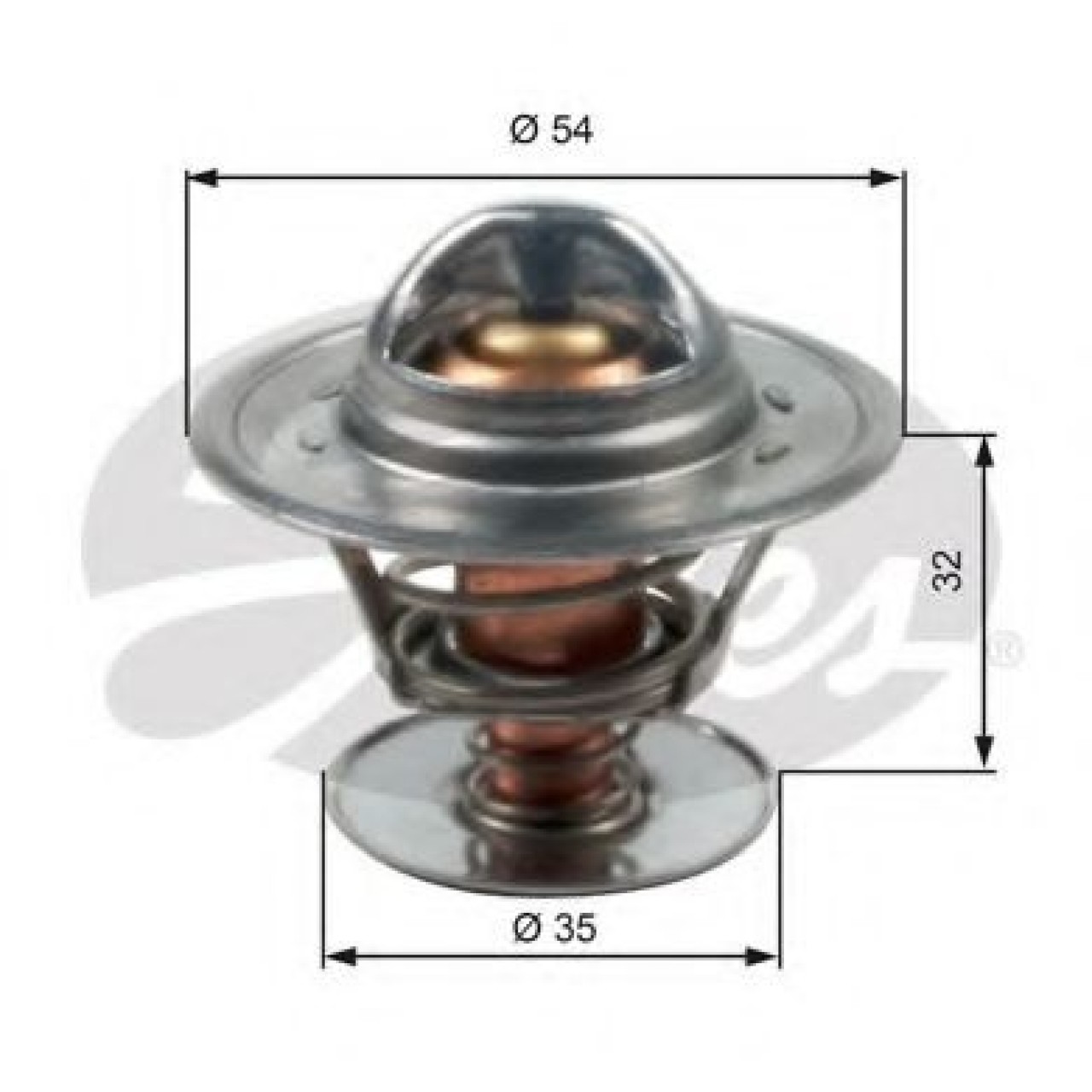 Termostat,lichid racire SEAT IBIZA II (6K1) (1993 - 1999) GATES TH13684G1 piesa NOUA