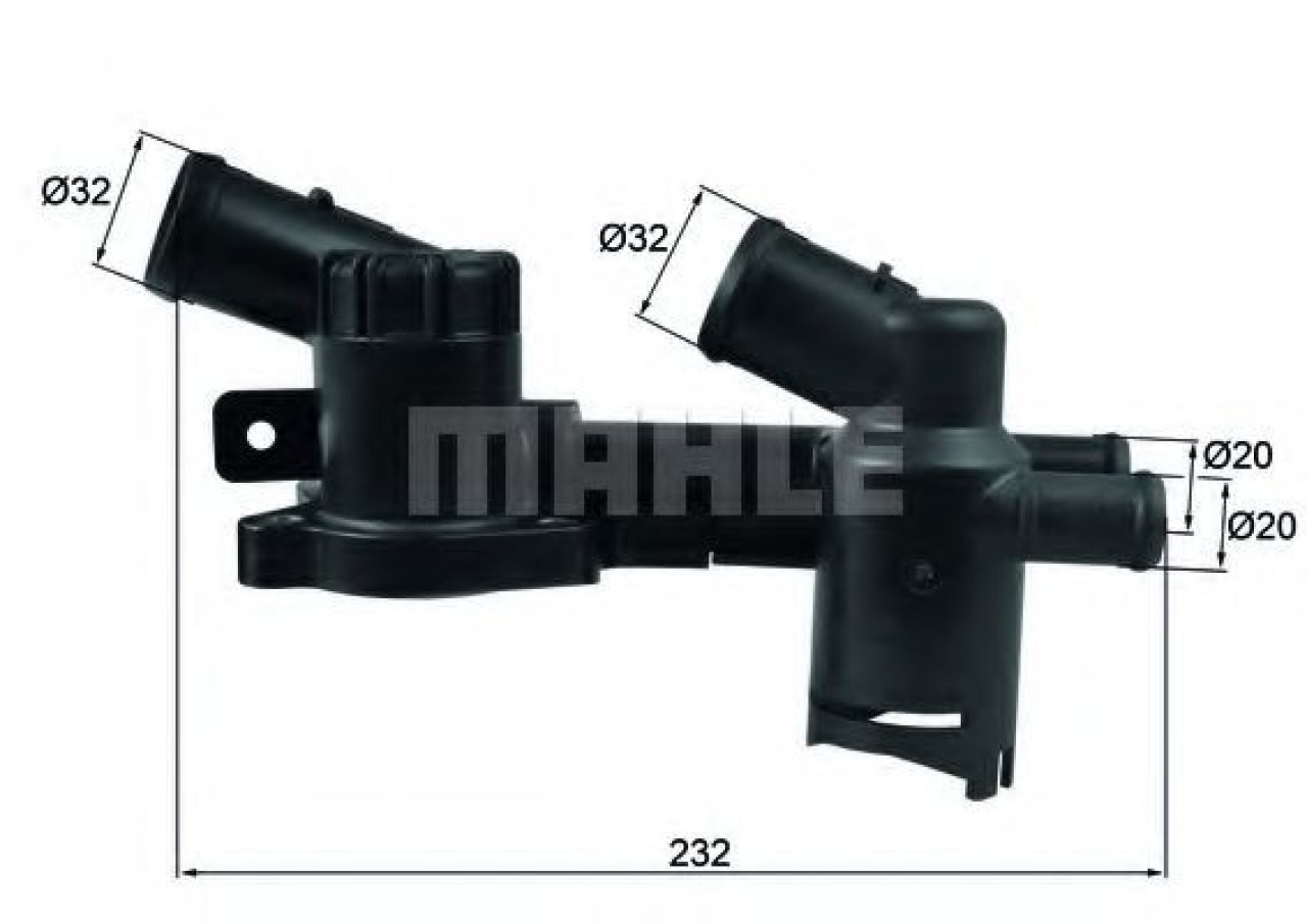 Termostat,lichid racire SKODA ROOMSTER (5J) (2006 - 2015) MAHLE ORIGINAL TH 52 piesa NOUA