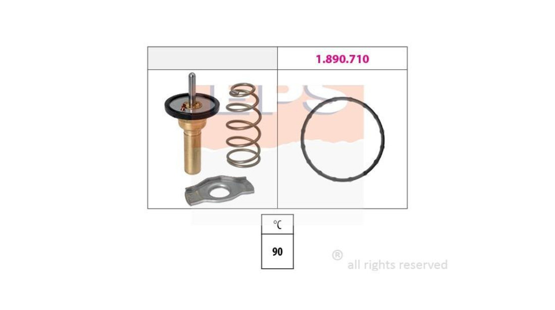 Termostat,lichid racire Smart FORTWO Cabrio (451) 2007-2016 #2 1305A100